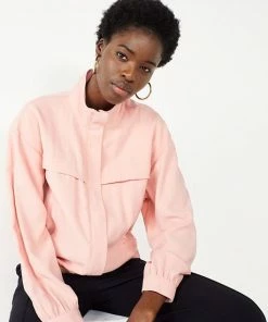 Petite Nine West Draped Bomber Jacket Firwood -Nine West Shop unnamed file 3581