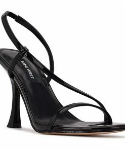 Nine West Isaw Women's Dress Sandals Silver