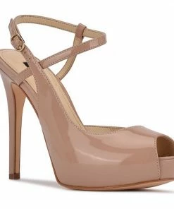 Nine West Hanken Women's Platform Heels Light Natural -Nine West Shop unnamed file 3641