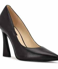 Nine West Trendz Women's Leather Heels Beige Pink Leather -Nine West Shop unnamed file 3663