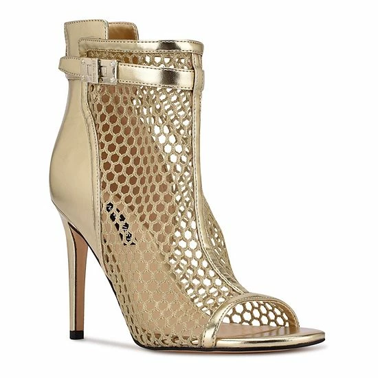 Nine West Ididit Women's Heeled Ankle Boots Light Natural 5 Nine West Ididit Women's Heeled Ankle Boots Light Natural - Image 5