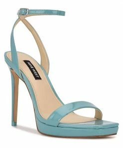 Nine West Zadie 03 Women's Platform High Heel Sandals Vintage Blue Patent -Nine West Shop unnamed file 3707