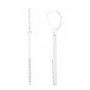 Nine West Pave Stick Linear Drop Earrings