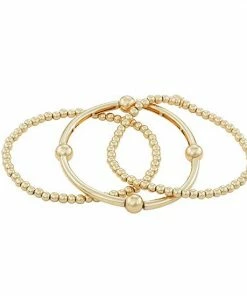 Nine West Silver Tone Beaded Stretch Bracelet Set -Nine West Shop unnamed file 3728