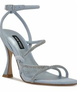 Nine West Blitz Women's Dress Sandals Light Blue -Nine West Shop unnamed file 3754