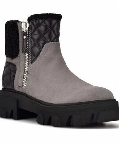 Nine West Colbee Women's Sherpa Ankle Boots Black -Nine West Shop unnamed file 3783