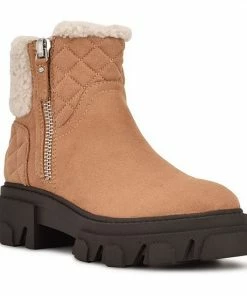 Nine West Colbee Women's Sherpa Ankle Boots Black -Nine West Shop unnamed file 3784