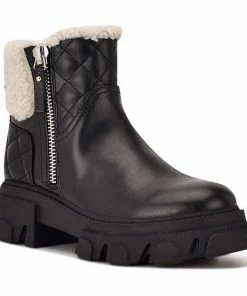 Nine West Colbee Women's Sherpa Ankle Boots Black -Nine West Shop unnamed file 3785