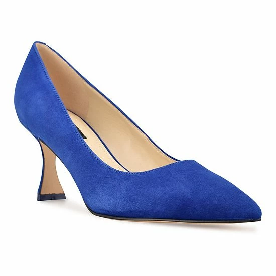 Nine West Workin Women's Suede Pumps Cobalt Suede 1 Nine West Workin Women's Suede Pumps Cobalt Suede
