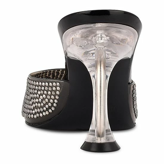 Nine West Hott Women's Heeled Rhinestone Mules Purple 5 Nine West Hott Women's Heeled Rhinestone Mules Purple - Image 5