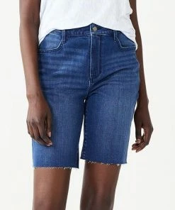 Women's Nine West High Rise Bermuda Boyfriend Shorts Medium -Nine West Shop unnamed file 3864