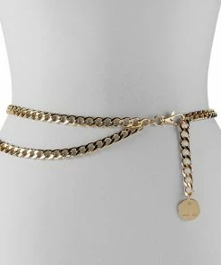 Women's Nine West Chain Belt Silver