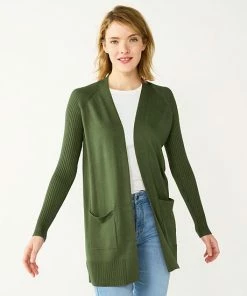 Women's Nine West Essential Raglan Cardigan Baked Nutmeg -Nine West Shop unnamed file 39