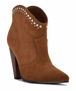 Nine West Sera Women's Suede Boots Light Beige -Nine West Shop unnamed file 3909