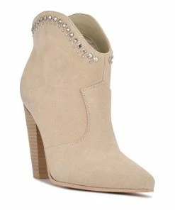 Nine West Sera Women's Suede Boots Light Beige -Nine West Shop unnamed file 3911