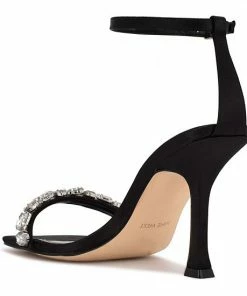 Nine West Yazmin Women's Rhinestone High Heel Dress Sandals Silver -Nine West Shop unnamed file 3948