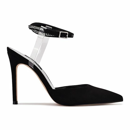 Nine West Frant Women's Ankle Wrap Heels Black 2 Nine West Frant Women's Ankle Wrap Heels Black - Image 2