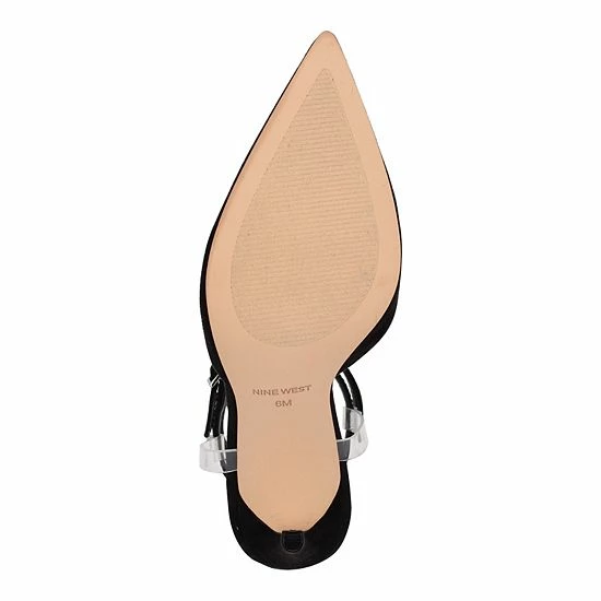 Nine West Frant Women's Ankle Wrap Heels Black 3 Nine West Frant Women's Ankle Wrap Heels Black - Image 3