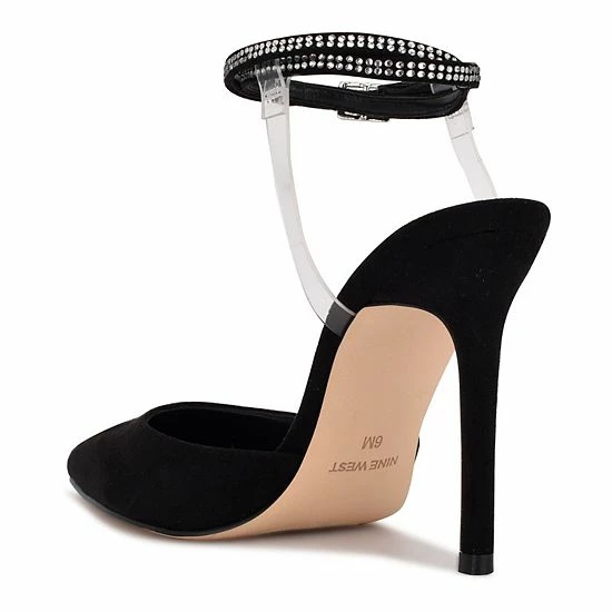 Nine West Frant Women's Ankle Wrap Heels Black 5 Nine West Frant Women's Ankle Wrap Heels Black - Image 5