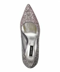 Nine West Fresh 03 Women's High Heels White Glitter -Nine West Shop unnamed file 3964