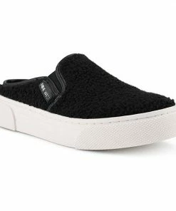 Nine West Hayzel Women's Sherpa Sneaker Mules Black -Nine West Shop unnamed file 3978
