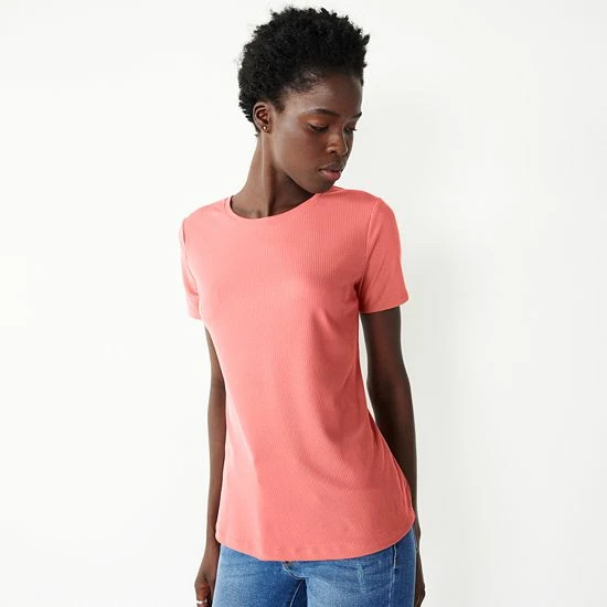 Women's Nine West Essential Crewneck Tee Cheetah 12 Women's Nine West Essential Crewneck Tee Cheetah - Image 12