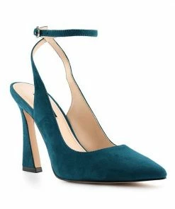 Nine West Tabita Women's Suede Pumps Teal Suede -Nine West Shop unnamed file 3995