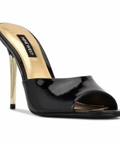 Nine West Divas Women's Dress Sandals White Patent