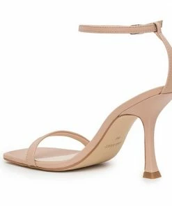 Nine West Yess Women's Leather Heeled Sandals Brown Leather -Nine West Shop unnamed file 4057