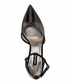 Nine West Tootsie Women's Ankle Strap Rhinestone High Heels Black -Nine West Shop unnamed file 4075