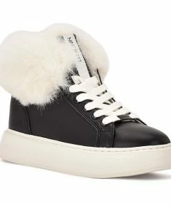 Nine West Keepup Women's Faux-Fur Sneakers Cognac -Nine West Shop unnamed file 4109