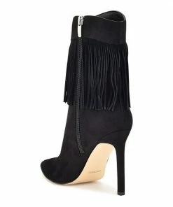 Nine West Tries Women's Fringe Ankle Boots Cream -Nine West Shop unnamed file 4115