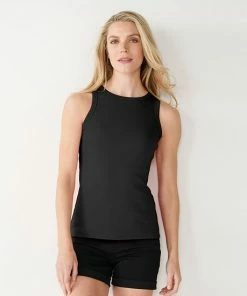 Women's Nine West Ribbed Tank Dusty Salt Heather -Nine West Shop unnamed file 412