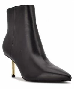 Nine West Ritaa Women's Leather Ankle Boots Black Leather -Nine West Shop unnamed file 4132