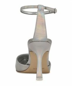 Nine West Shaply 03 Women's High Heels Iridescent Silver -Nine West Shop unnamed file 4162