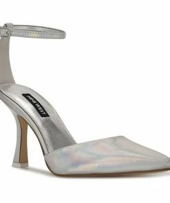 Nine West Shaply 03 Women's High Heels Iridescent Silver -Nine West Shop unnamed file 4163