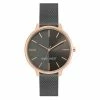 Nine West Women's Two Tone Mesh Watch Rose Gold Tone