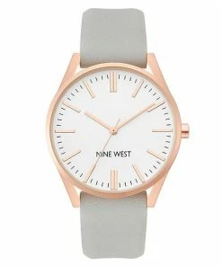 Nine West Women's Faux Leather Strap Watch Gold Tone Tan 15 Nine West Women's Faux Leather Strap Watch Gold Tone Tan -Nine West Shop unnamed file 4195
