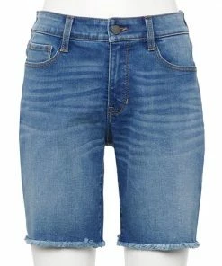 Petite Nine West Slimming Bermuda Jean Shorts Medium Wash 13 Petite Nine West Slimming Bermuda Jean Shorts Medium Wash -Nine West Shop unnamed file 4213