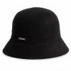 Women's Nine West Melton Knit Cloche Hat Black