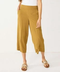 Petite Nine West High Rise Wide Leg Crop Pants Mineral Black -Nine West Shop unnamed file 4260