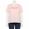 Plus Size Nine West Crewneck Graphic Tee Love