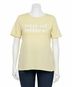 Plus Size Nine West Crewneck Graphic Tee Love -Nine West Shop unnamed file 4276