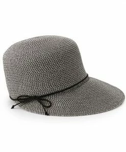 Women's Nine West Face Framer Hat Black Combo