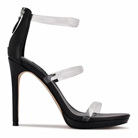 Nine West Leah Women's Dress Sandals Grey 2 Nine West Leah Women's Dress Sandals Grey - Image 2