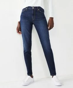 Women's Nine West Curvy Fit High-Waist Skinny Jeans Grand Army