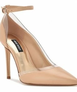 Nine West Freze Women's D'Orsay Heels Bronze Clear