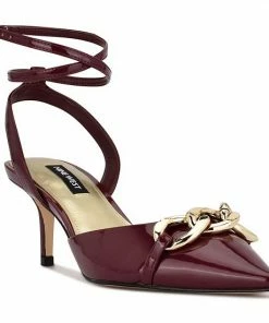 Nine West Arnice Women's Pumps Dark Red Patent -Nine West Shop unnamed file 4387