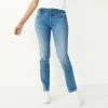 Women's Nine West Tummy-Control Slim Straight Jeans Black