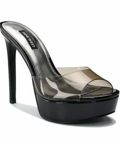 Nine West Golit Women's Platform Sandals Black -Nine West Shop unnamed file 4475